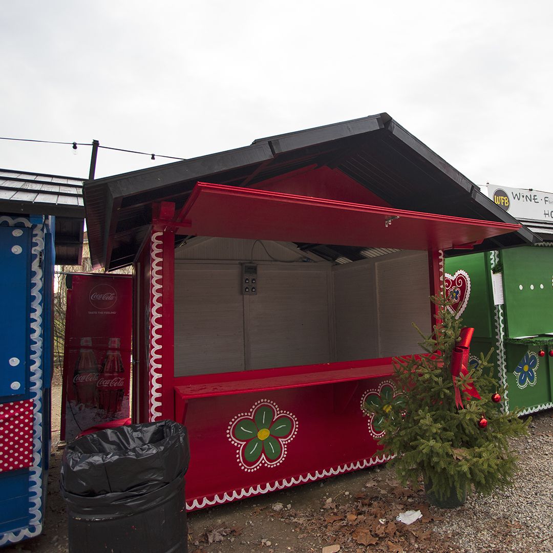 Drvene festivalske kućice